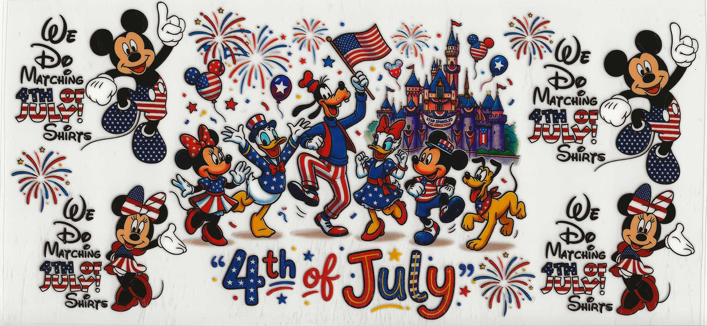 Patriotic 40 - 4th of July with Mickey and friends