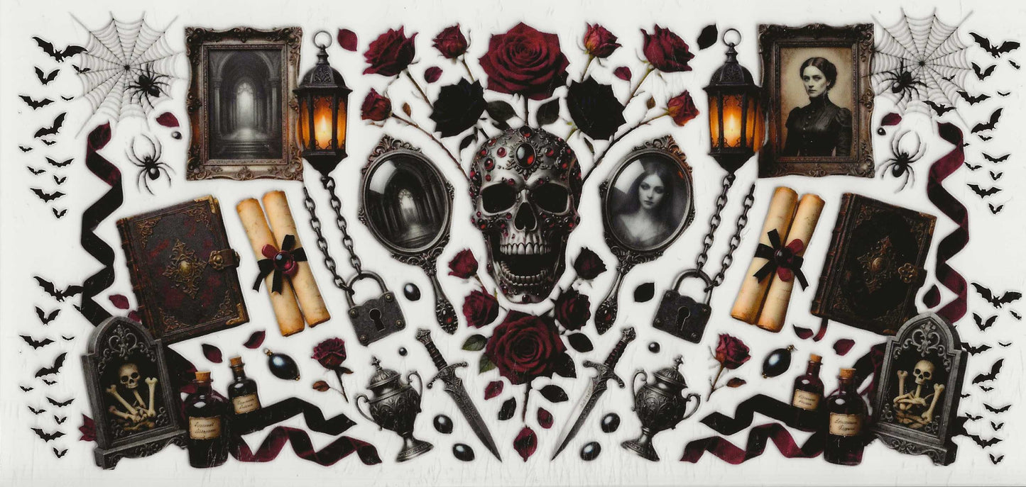 Halloween - (6) Skull, picture frames