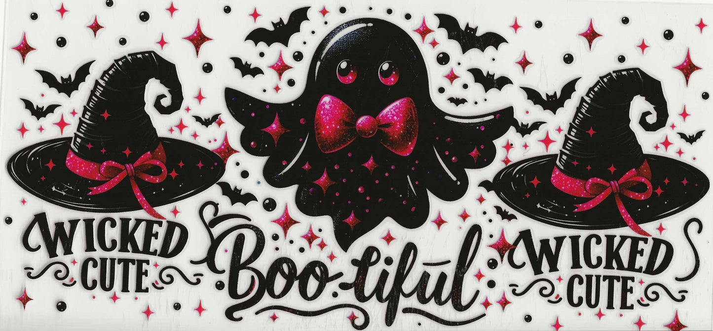 Halloween - (14) Black Ghost and Witch Hat