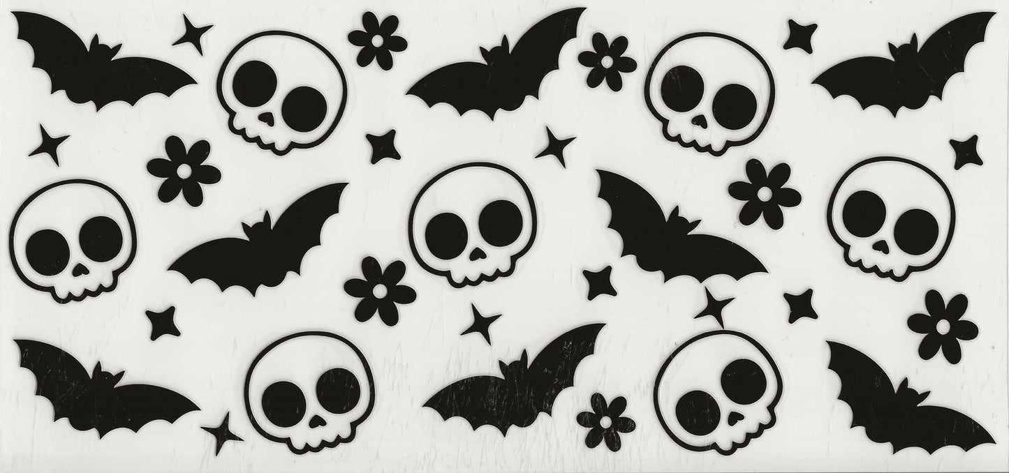 Halloween - (18) Skulls and Bats