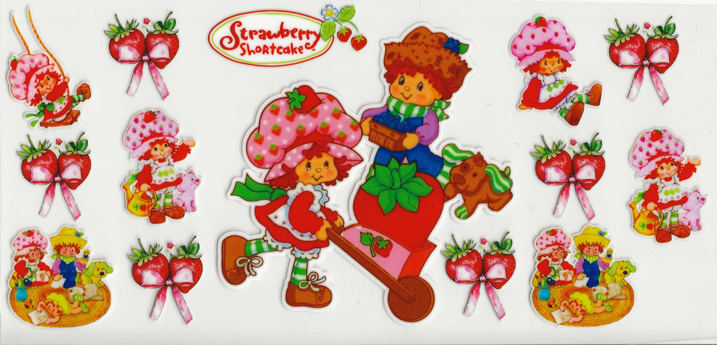 Strawberry Shortcake 18 - Wheel Barrel with enter tubes on the sides.