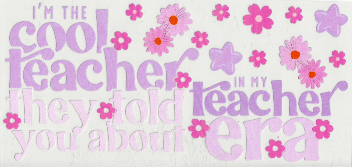 Occupation 53 - I'm the cool teacher they told you about (purple) (25)