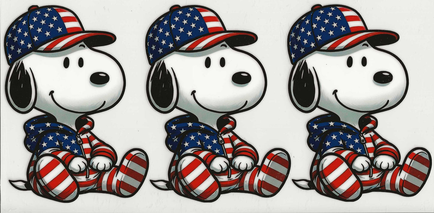 Snoopy 06 - Snoopy in American Flag outfit