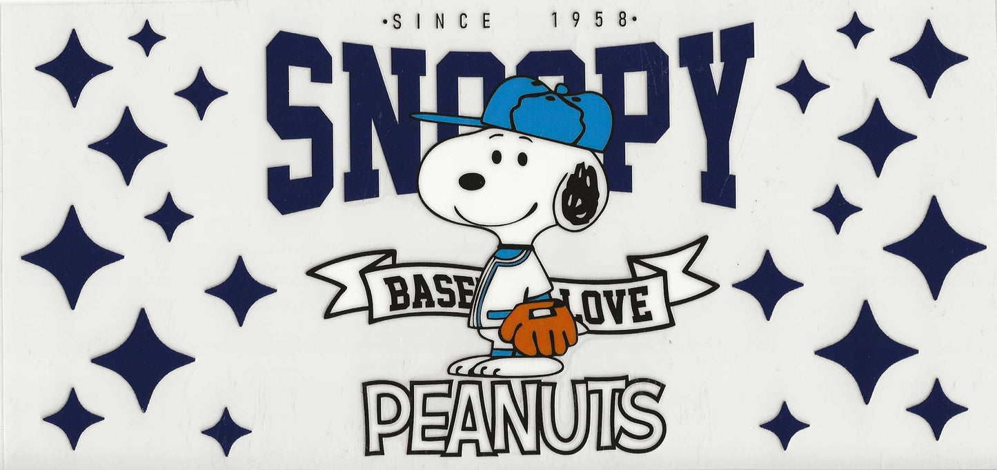 Snoopy 11 - Snoopy Baseball Love Peanuts