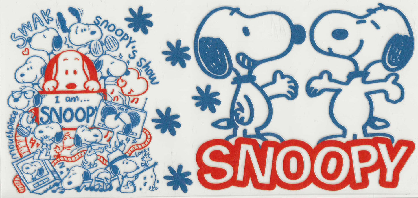 Snoopy 19 - Blue Snoopy with red Snoopy name