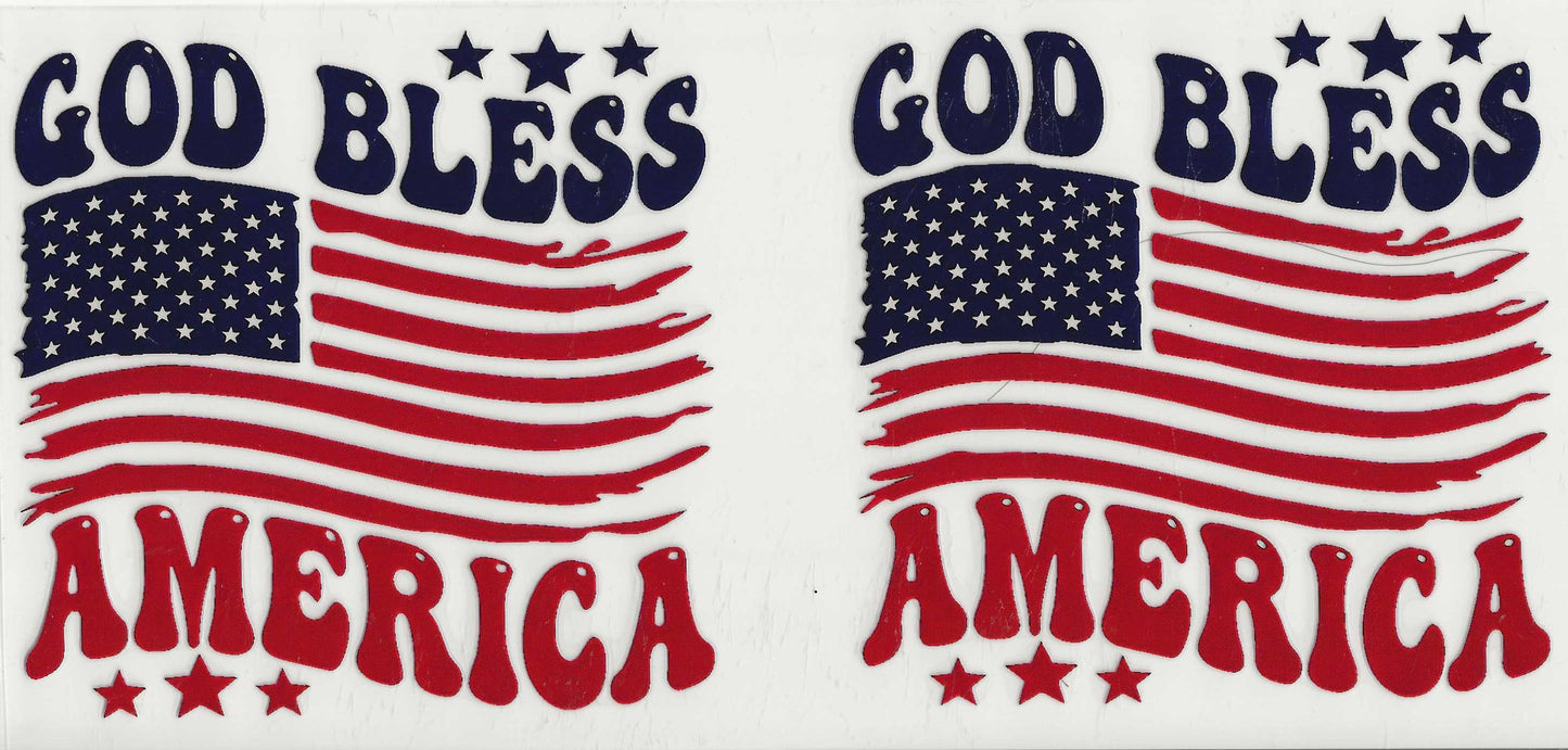 Patriotic 10 - Flag (God Bless America)