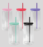 16 oz acrylic snow globe tumbler