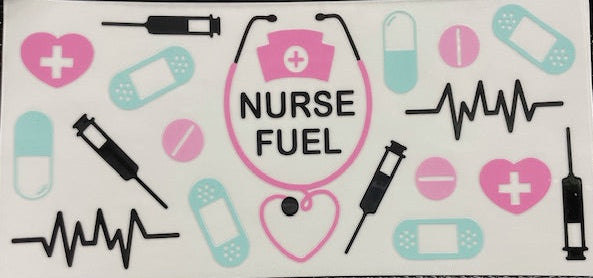Pink and Black NURSE FUEL - 134