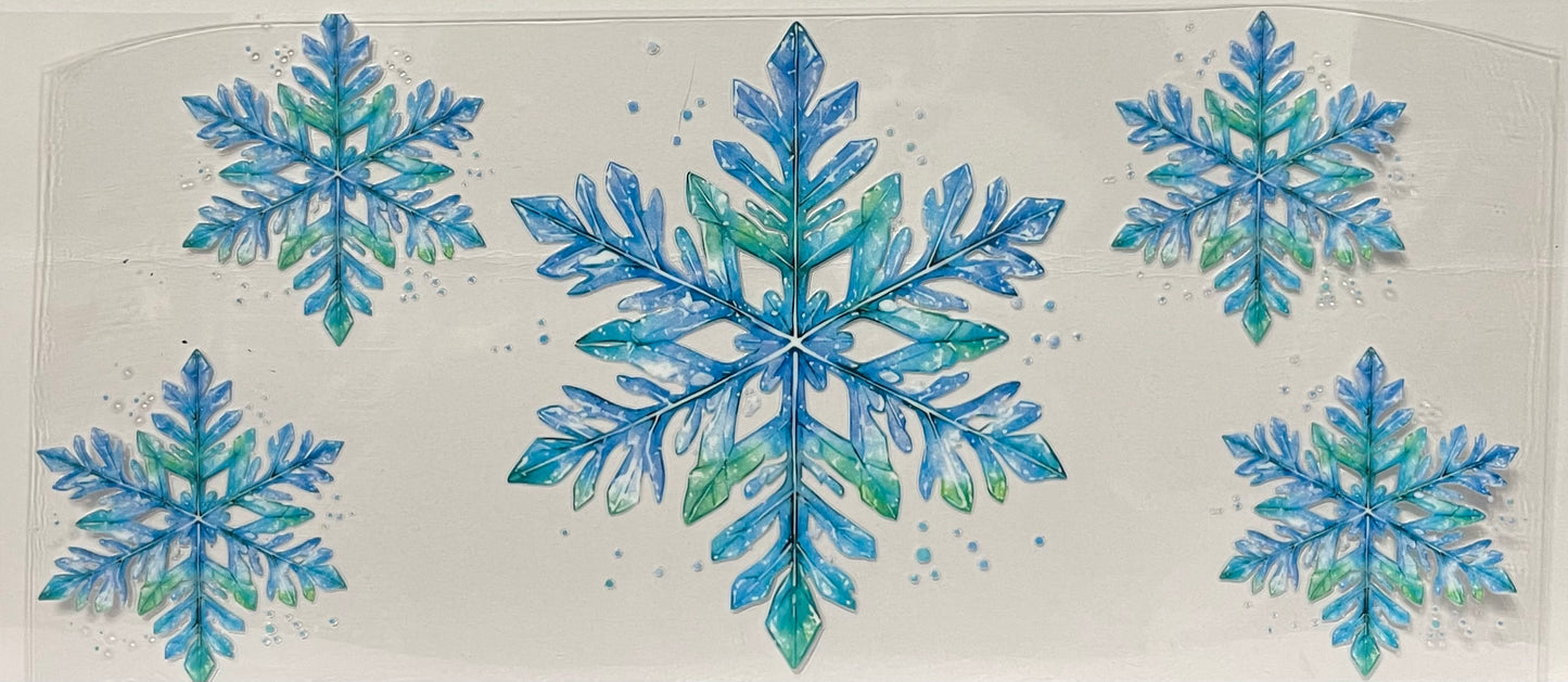 C56 - Blue Snowflakes