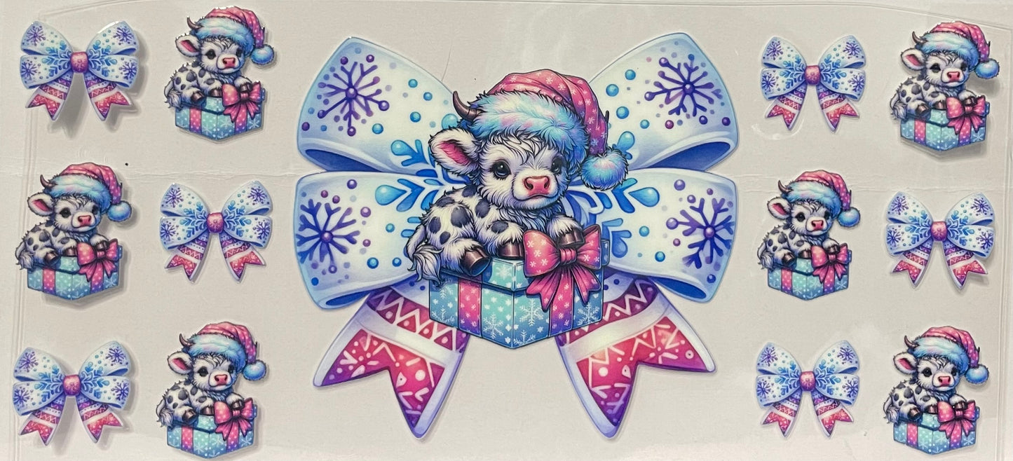 C68 - Blue Ribbon with Cow