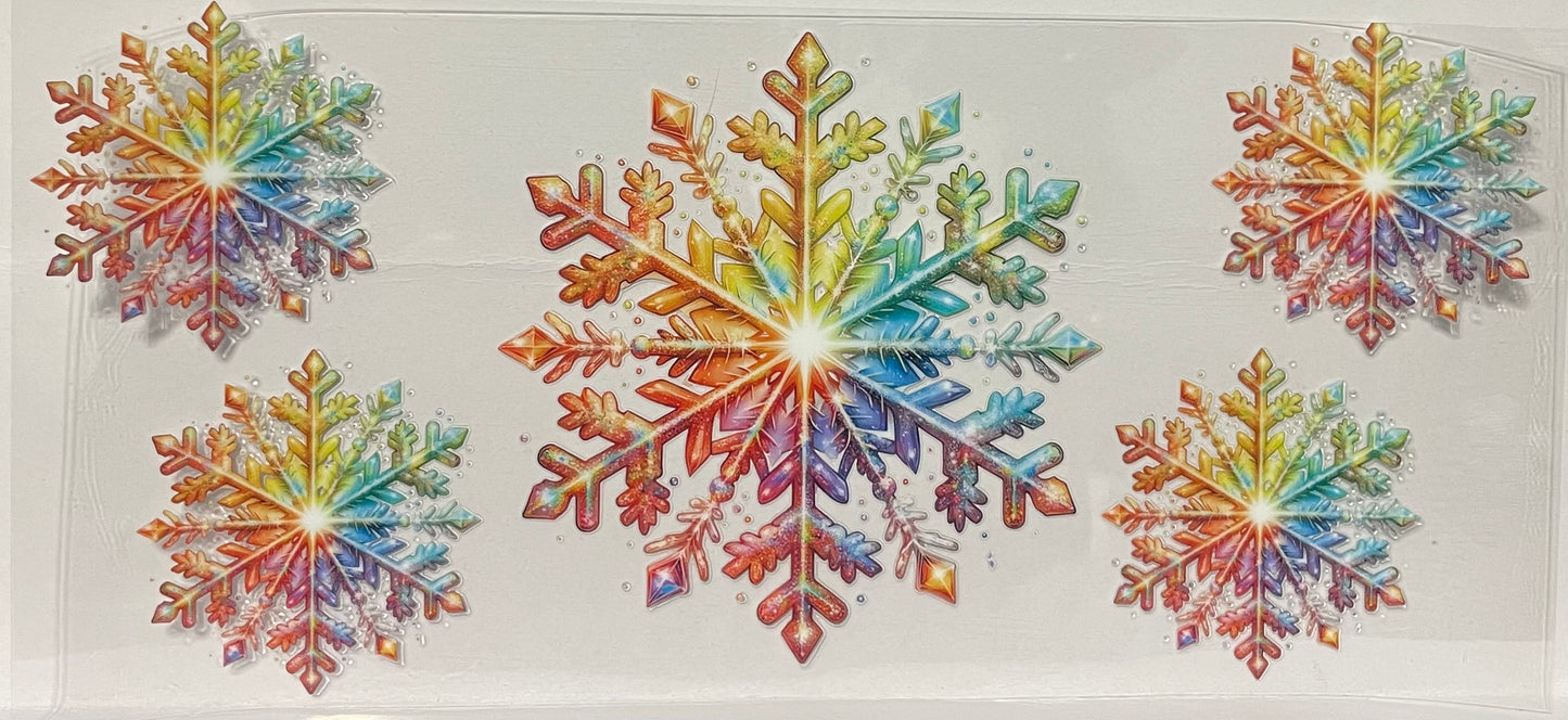 C71 - Orangish/Yellowish Snowflake