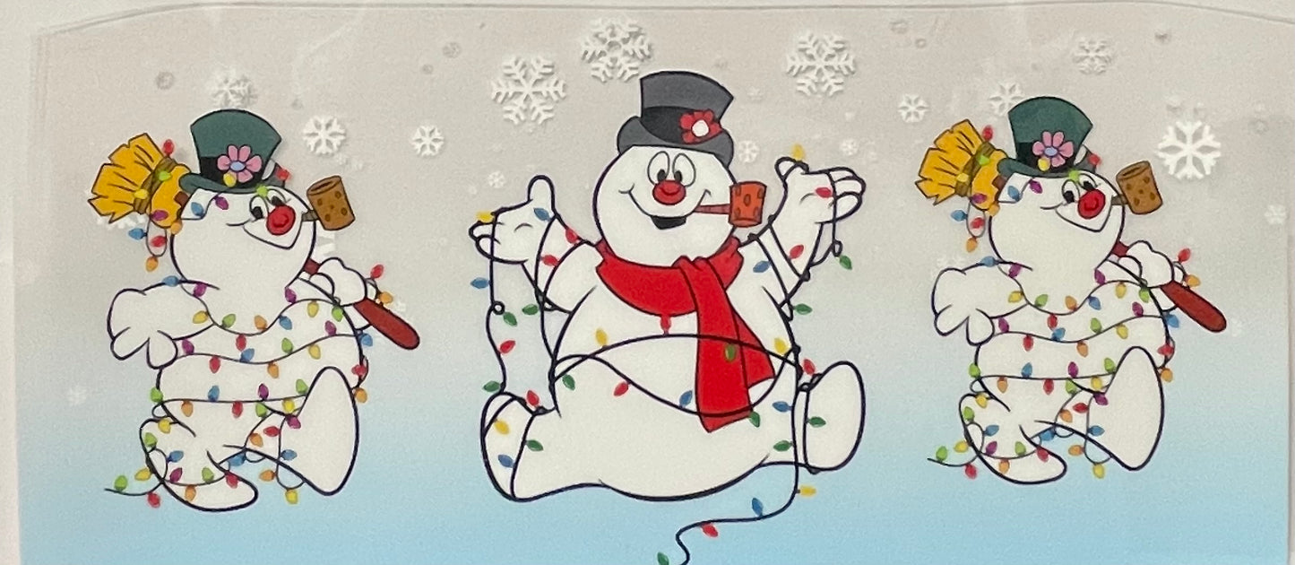 C84 - Frosty with Christmas Lights