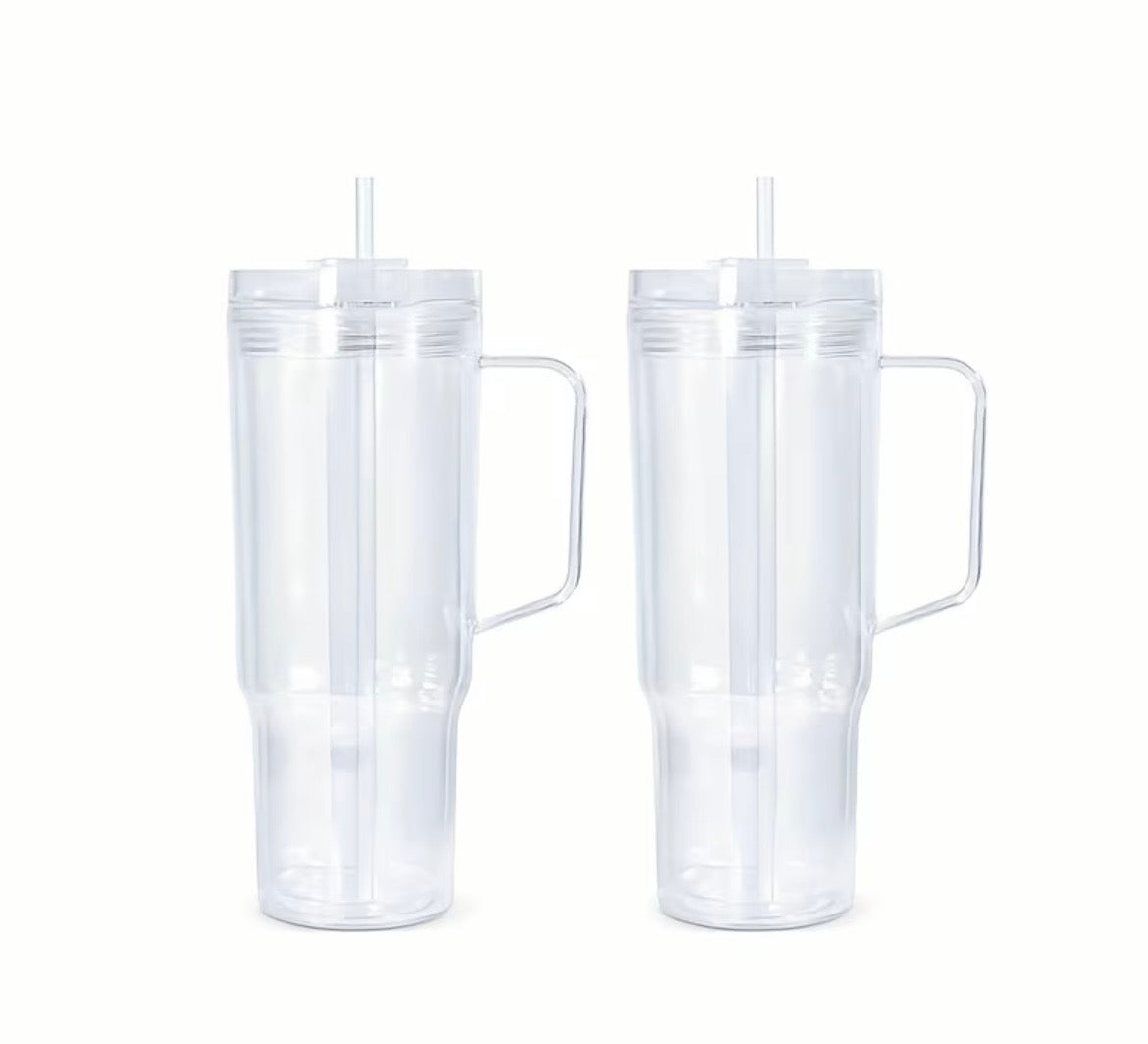 40 oz Snow globe Tumbler