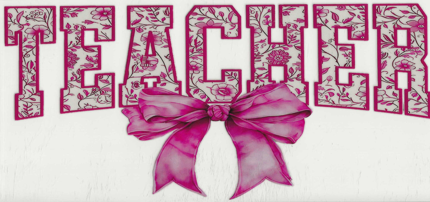 Occupation 53 - Teacher (29) Pink print