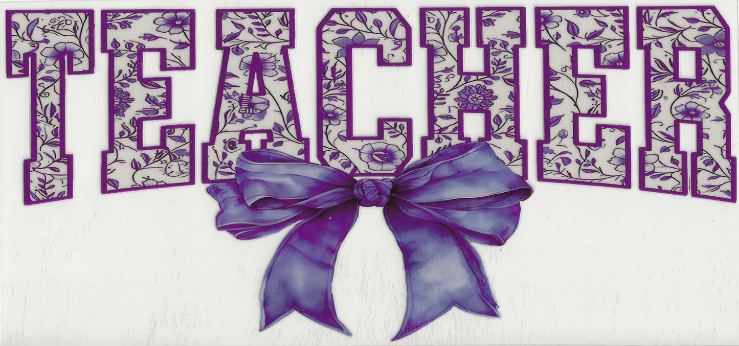 Occupation 53 - Teacher (30) Purple print