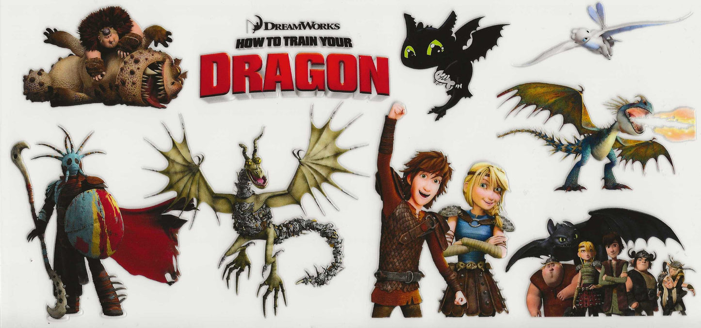 How to Train a Dragon 06 - Green dragon with armor