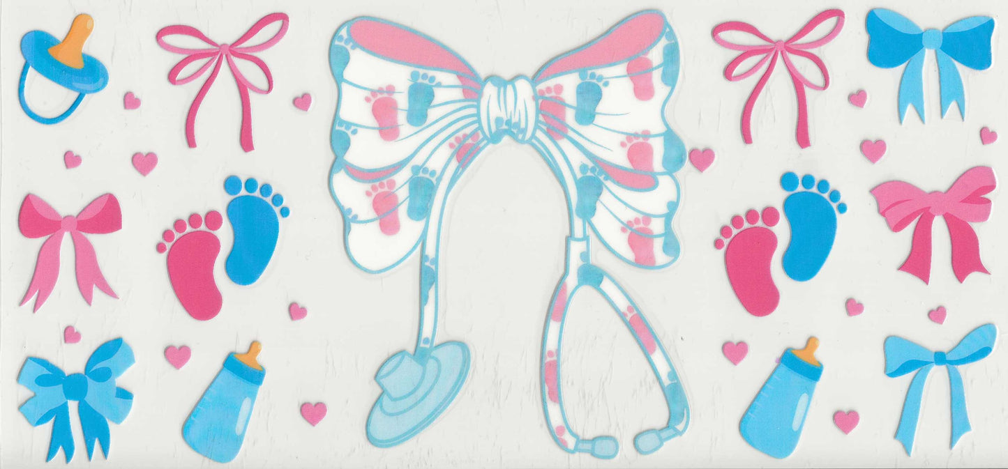 Occupation 46 - Nursery nurse baby feet on bow and baby feet on stethoscope (28)