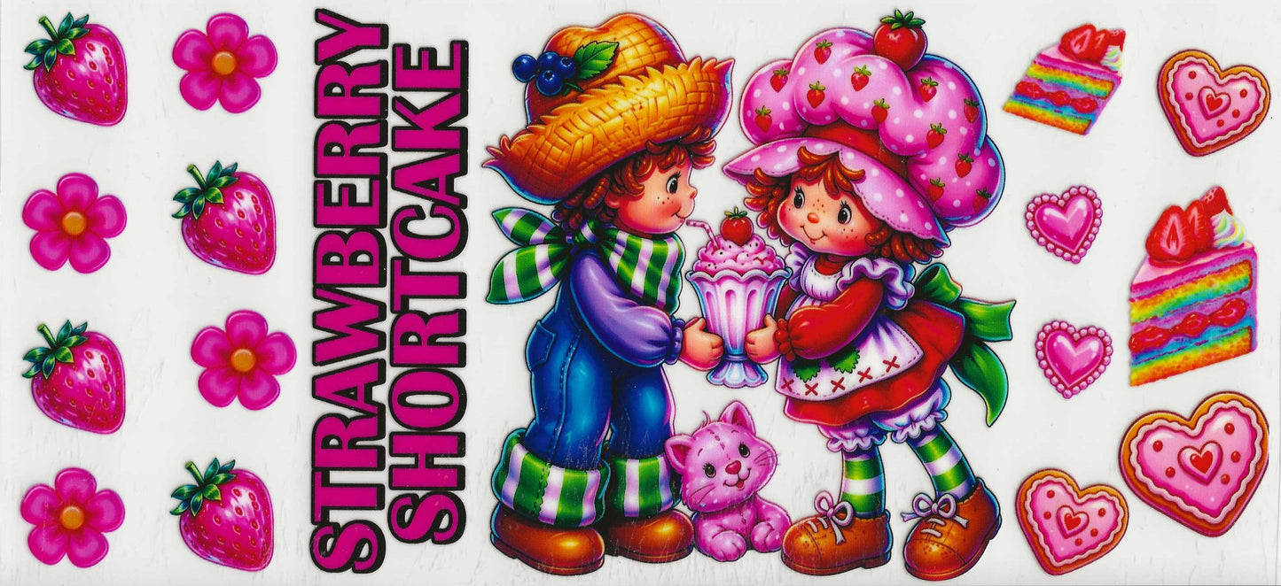 Strawberry Shortcake 19 - Sharing a milkshake