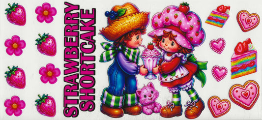 Strawberry Shortcake 19 - Sharing a milkshake