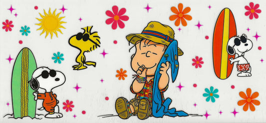 Snoopy 22 - Snoopy w/surfboard