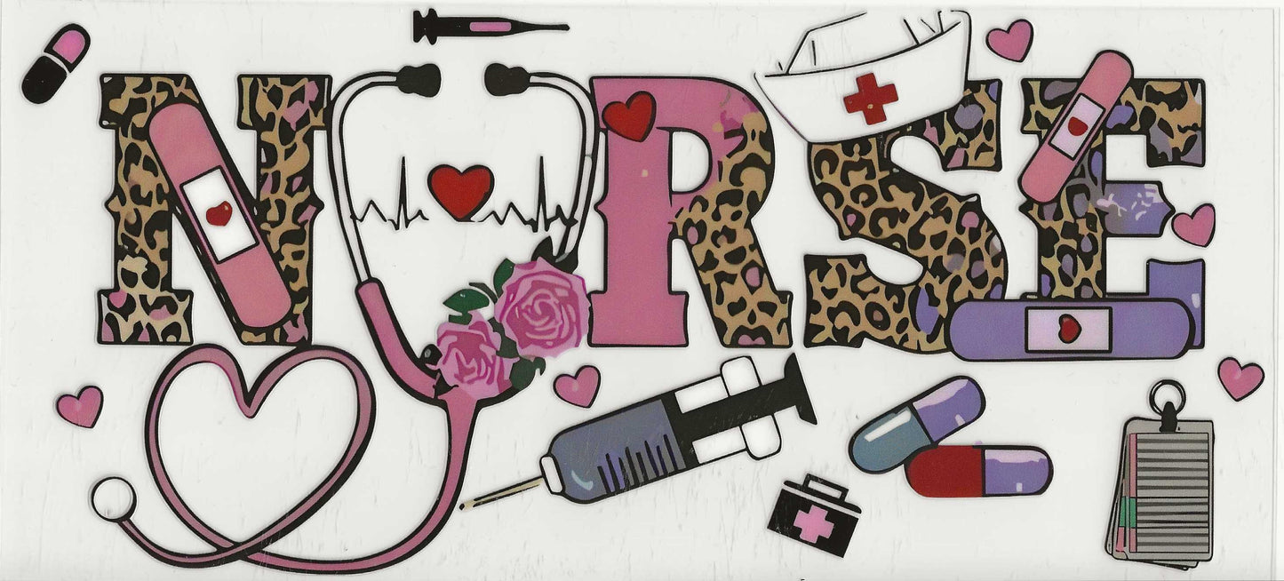 Occupation 46 - Nurse U in nurse is a stethoscope (32)