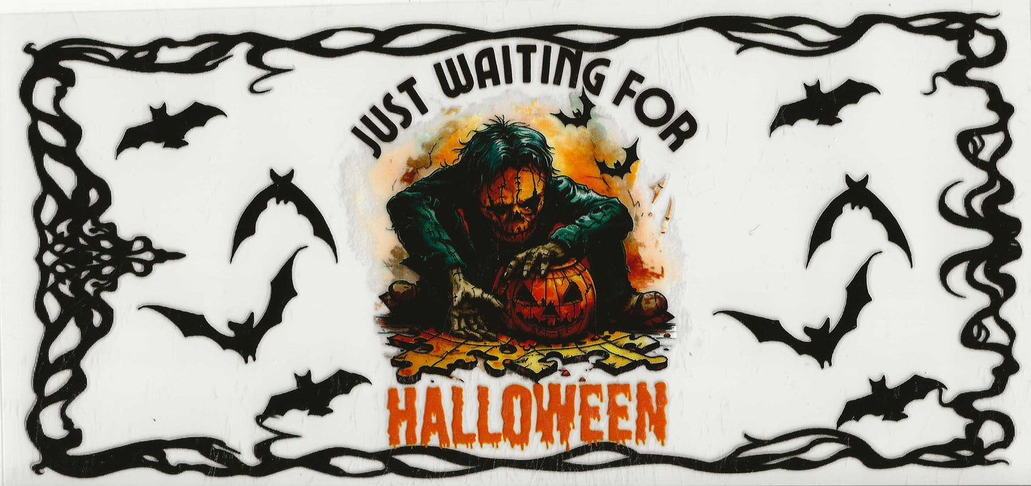 Halloween - (8) Pumpkin man waiting for Halloween