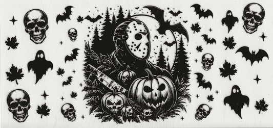 Halloween - (16) Micheal Myers and Pumpkin