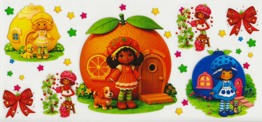 Strawberry Shortcake 02 - Orange, Blueberry, and Lemon friends