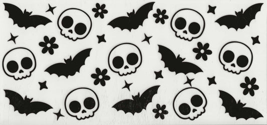 Halloween - (18) Skulls and Bats