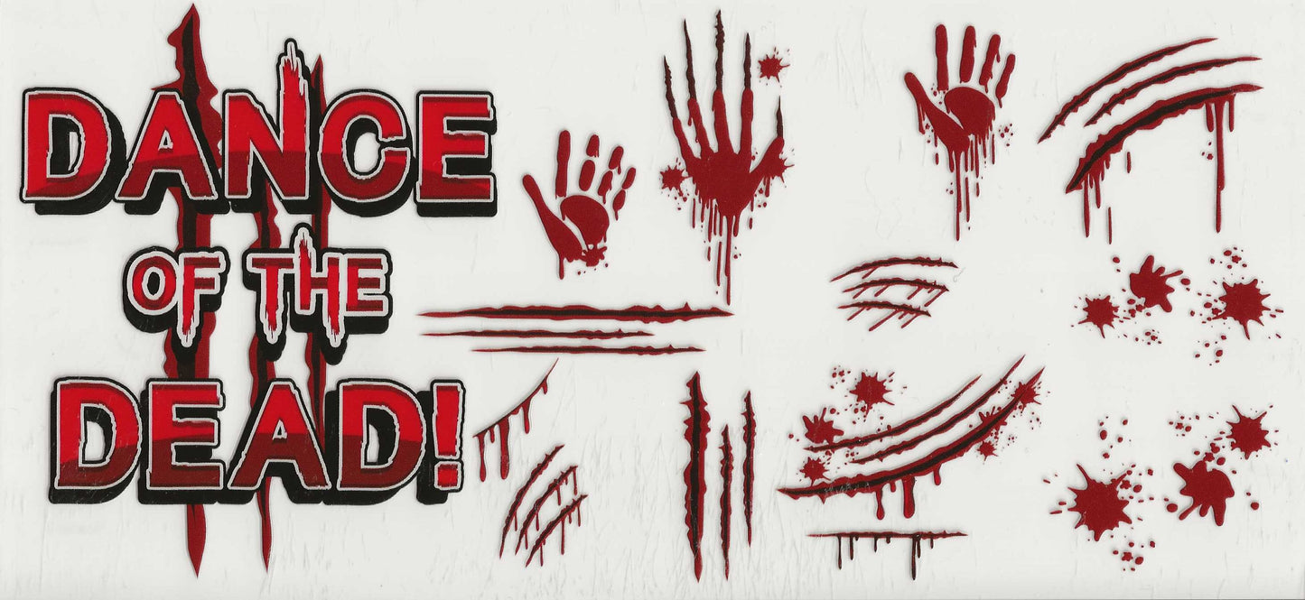 Horror blood splatter - Dance of the Dead