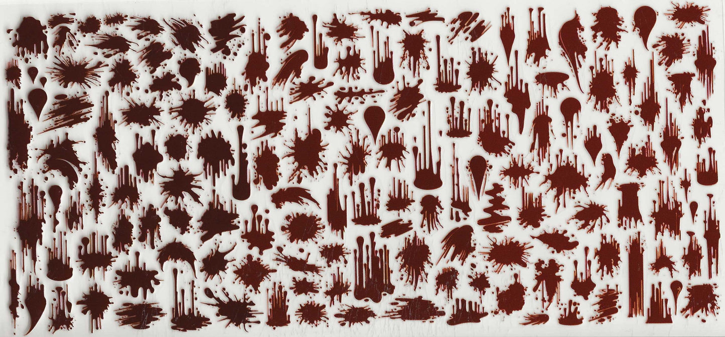 Horror blood splatter - Full page of splatter