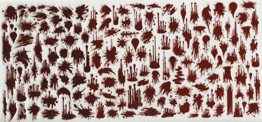 Horror blood splatter - Full page of splatter
