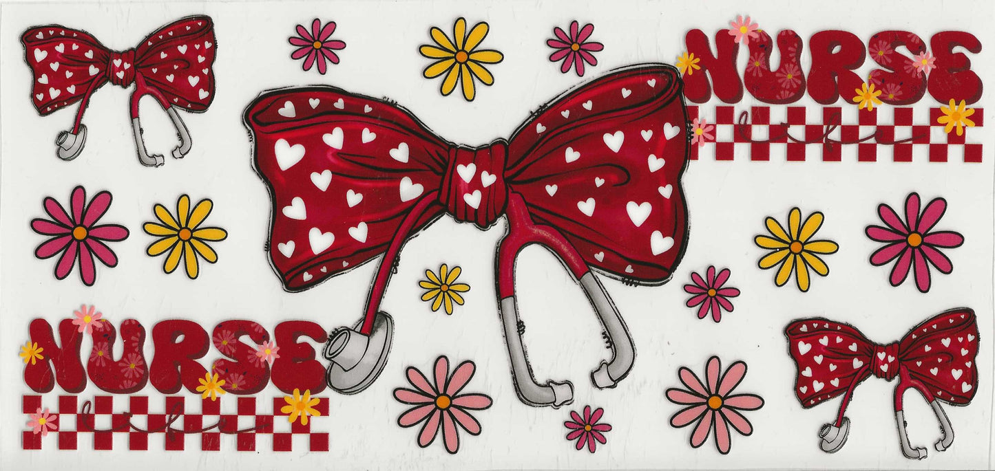Occupation 46 - Nurse (red bow w/hearts) (10)