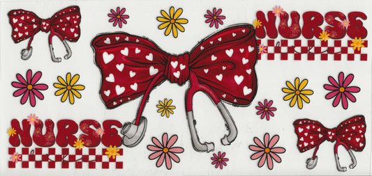 Occupation 46 - Nurse (red bow w/hearts) (10)