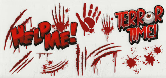 Horror blood splatter - (5) Help Me! Terror Time!