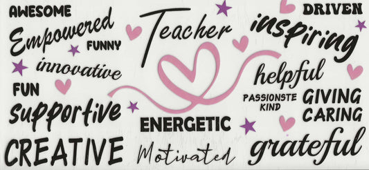 Occupation 53 - Teacher Affirmations (12)