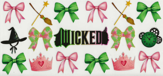 Wicked 02 - Wicked with green / pink bows