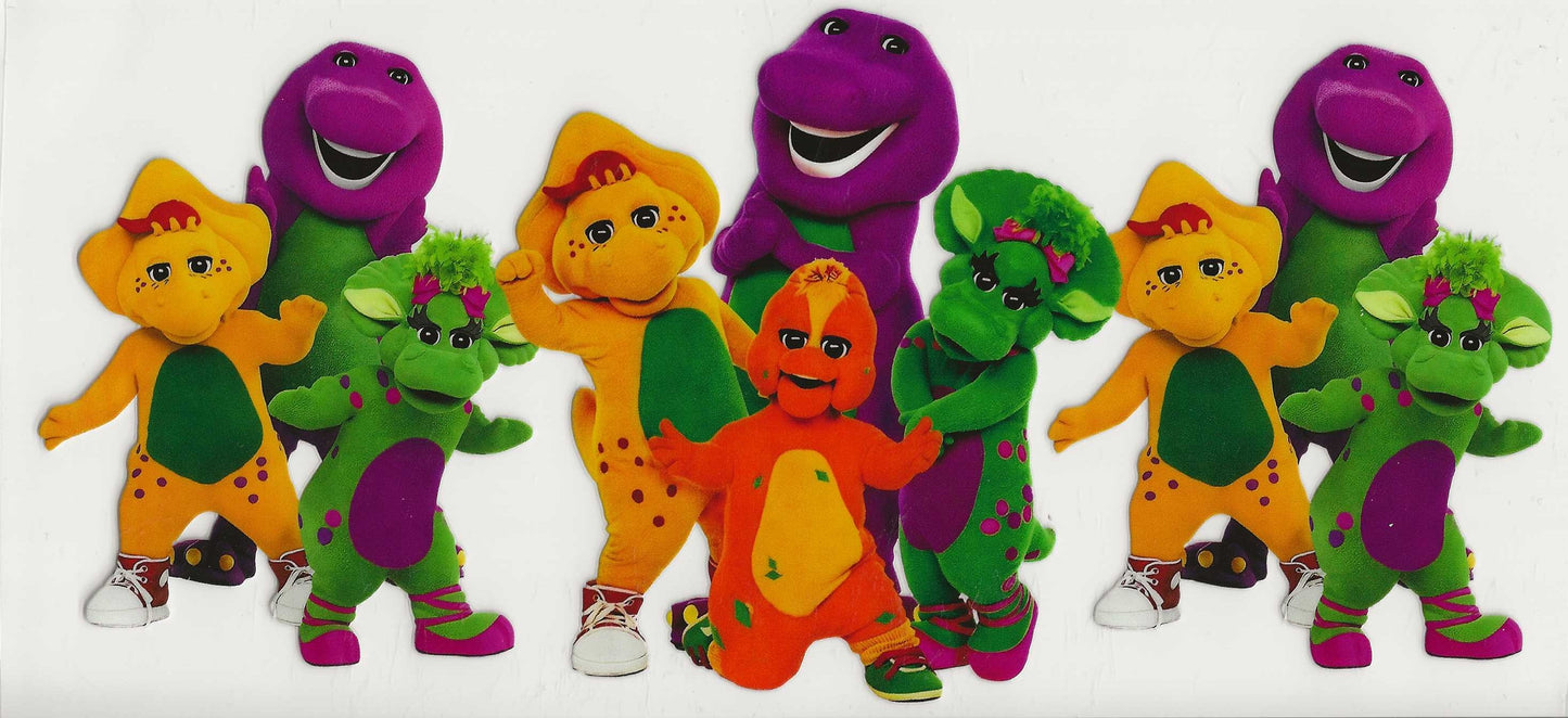 Barney 03 - Friend group with orange friend in the middle