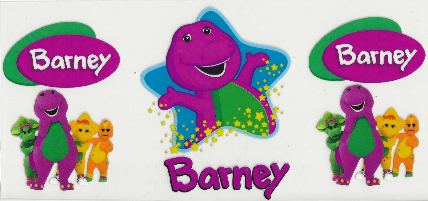 Barney 06 - Barney with Blue star behind him