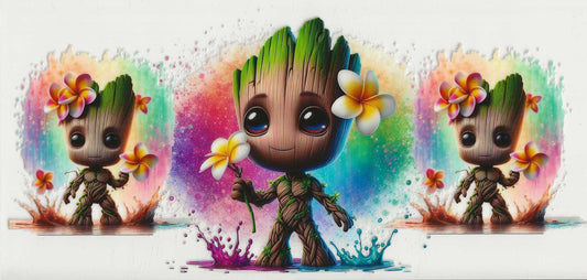 Groot 06 - Groot standing up with flower in head