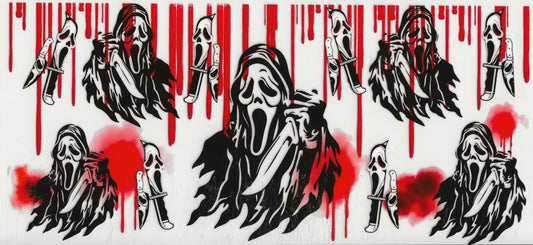 Horror - Ghostface with red drip (23)