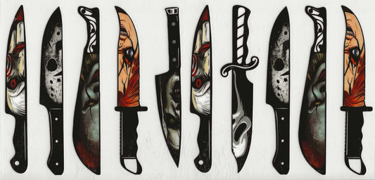 Horror - Horror Characters on cutting utensil (24)