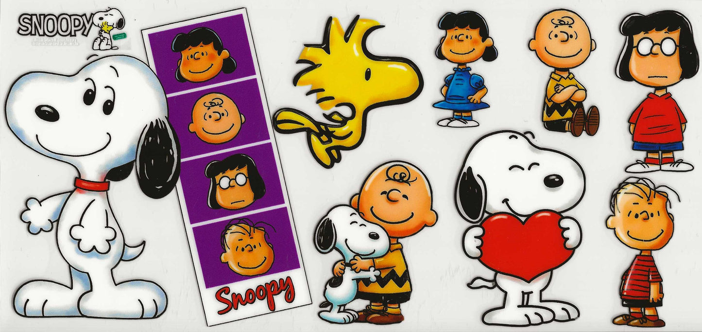 Snoopy 01 - Small pictures of friends on left side