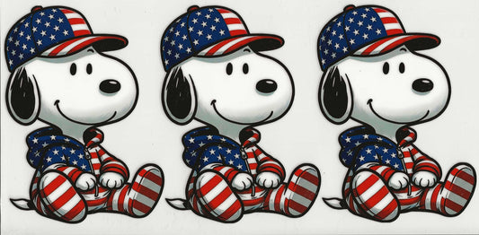 Snoopy 06 - Snoopy in American Flag outfit