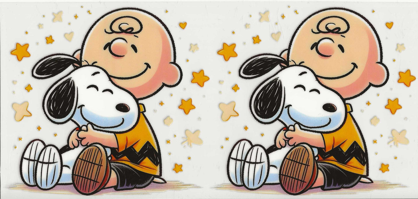 Snoopy 17 - Charlie Brown hugging Snoopy