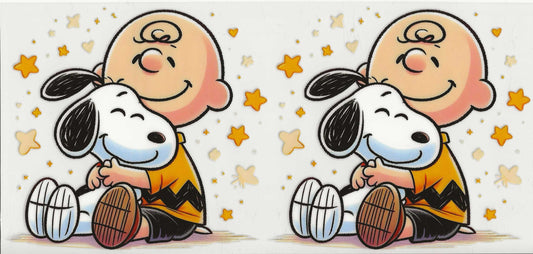 Snoopy 17 - Charlie Brown hugging Snoopy