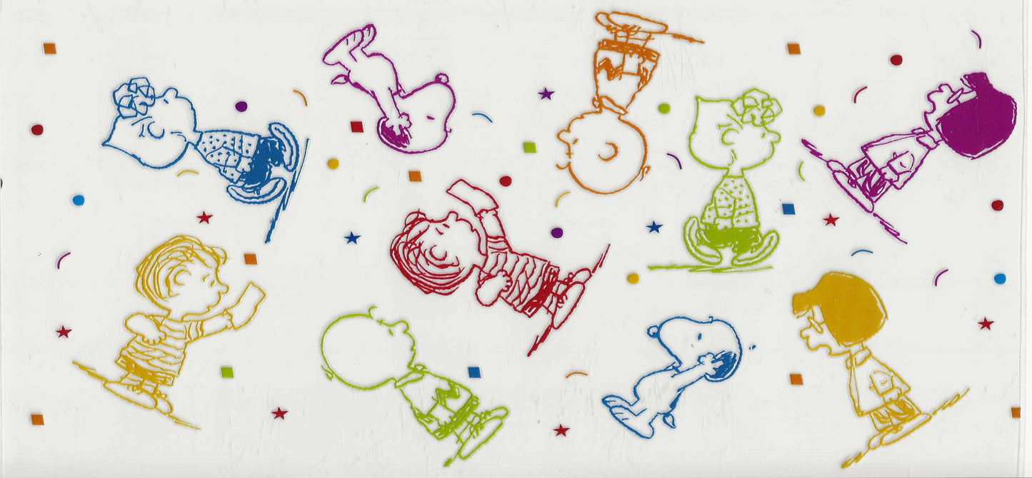 Snoopy 18 - Colorful outline Peanut Characters