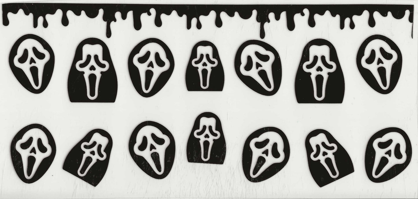 Horror - Ghostface with black drip (44)
