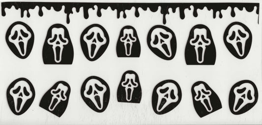 Horror - Ghostface with black drip (44)