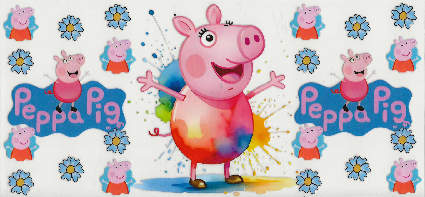 Peppa Pig 03 - Blue Flowers